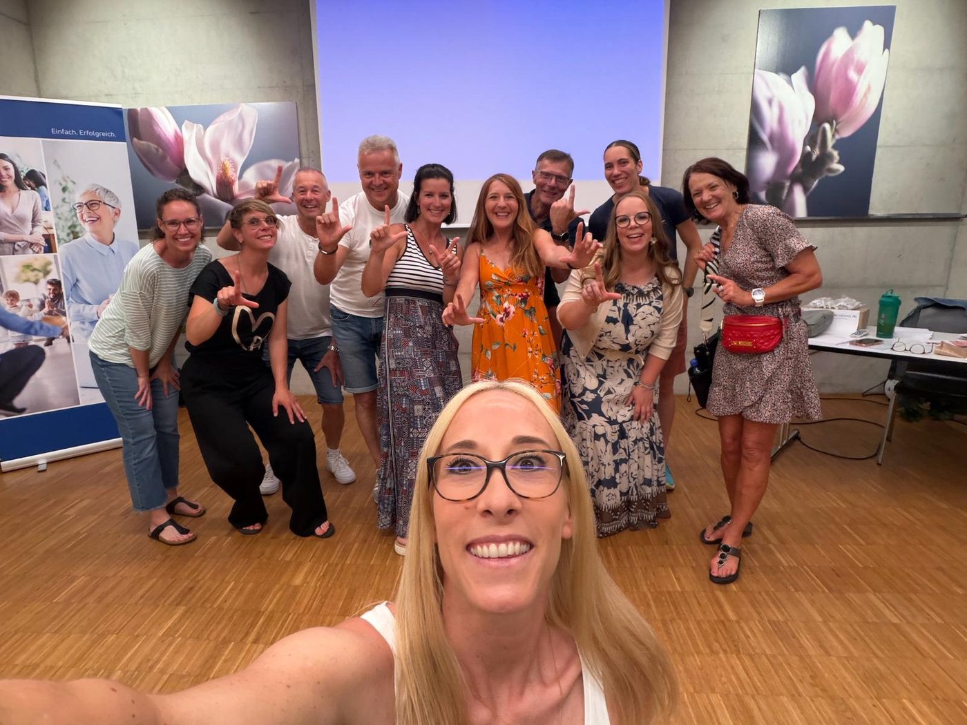 Gruppenfoto der Event-Community